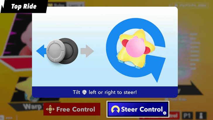 Top Ride Steer Control