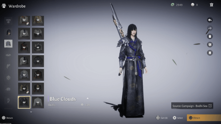 WWM - Blue Clouds Appearance