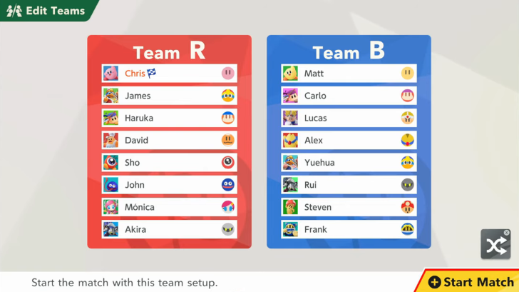 16 Players Can Join The Team Battle