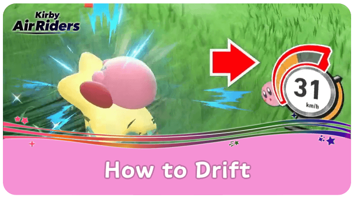 Kirby Air Riders - How to Drift