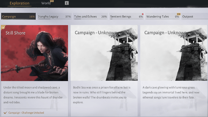 Where Winds Meet - Campaign Rewards Menu