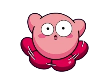 Sticker (Kirby Falling)