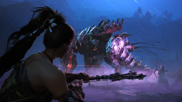 Horizon Steel Frontiers Character Aiming A Bow