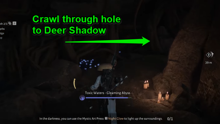 WWM - Turn Around to Find Deer Shadow