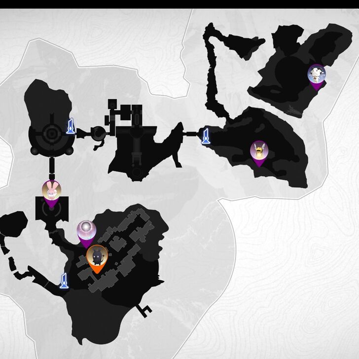 DNA - Geniemon Purgatorio Island Map Locations