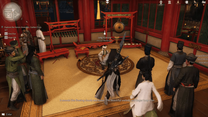 WWM - Play the Graceful Melody Mini-game