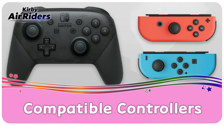 Kirby Air Riders Compatible Controllers