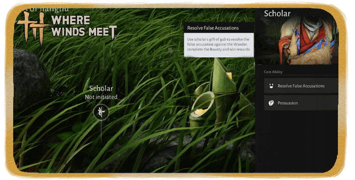 False Accusation banner