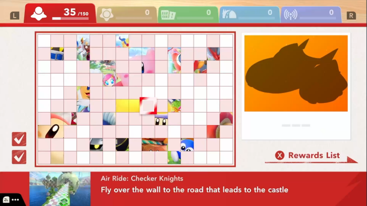 Machine Rewards in the Checklist