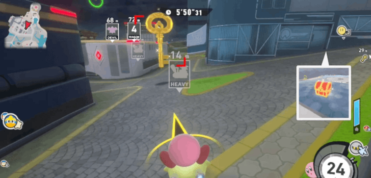 Key 4 Between the buildings