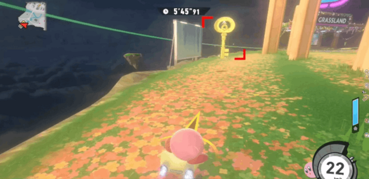 Key 7 Behind the southwest pillar