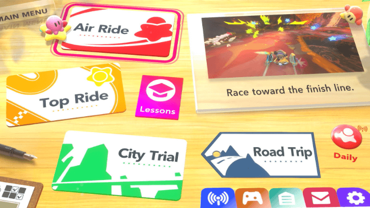 Main Menu Appearance