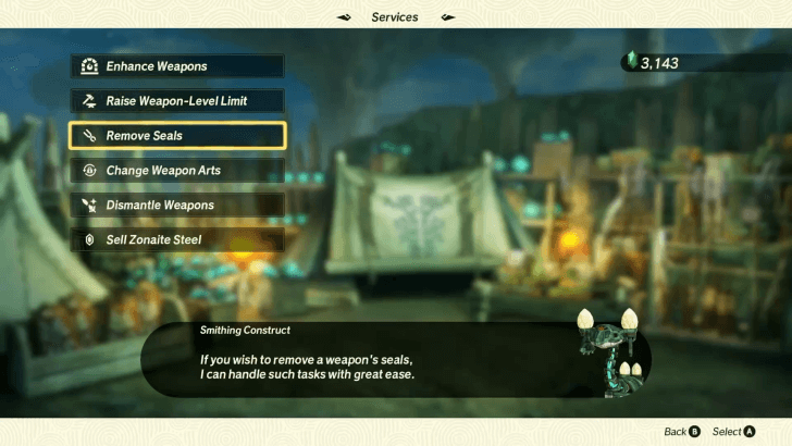 Remove Seals at the Weapons Research Base