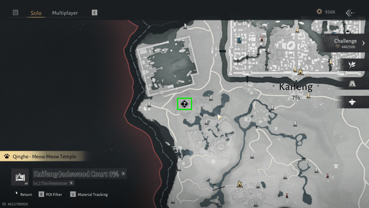 Jinming Pool Map Location