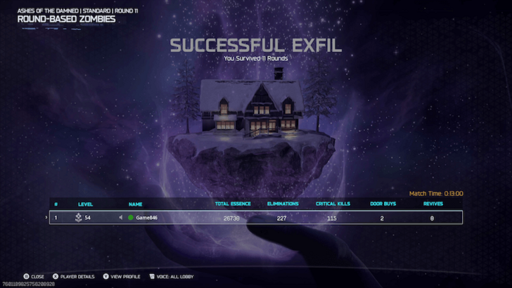 CoD BO7 Succesful Exfil