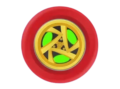 Sticker (Red Wheel)