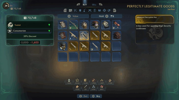 Advanced Decryption Key x2 Location