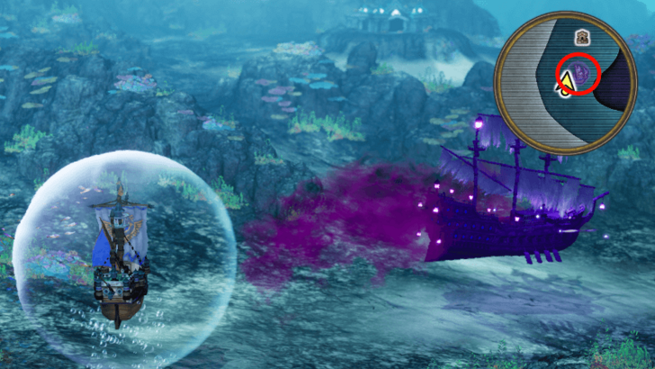 Ghost Ship Overworld and Mini Map