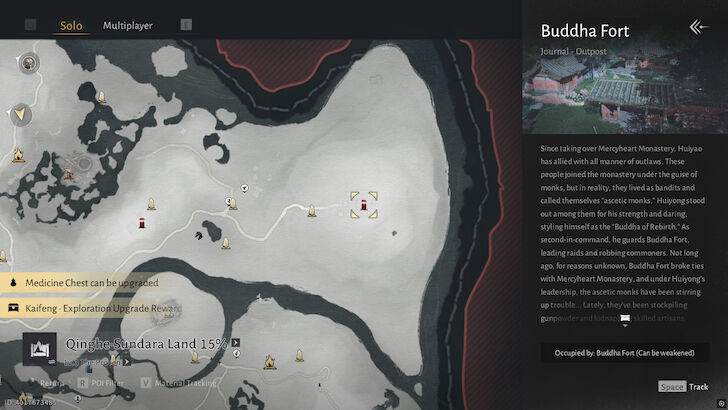 Buddha Fort Map
