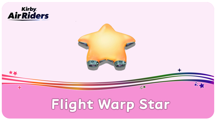 Kirby Air Riders - Flight Warp Star