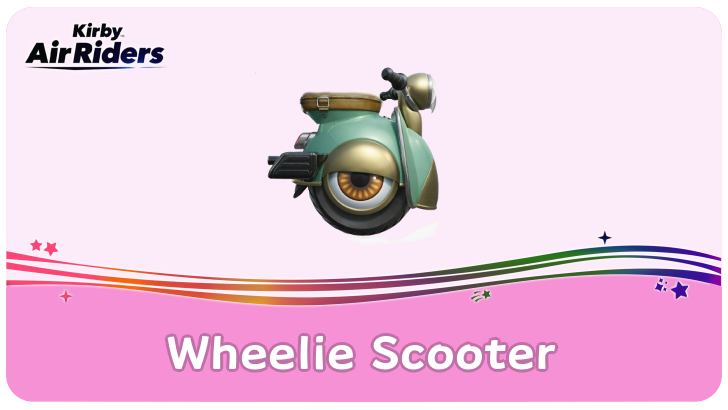 Kirby Air Riders - Wheelie Scooter