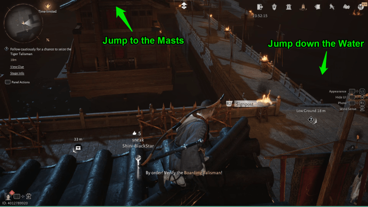 Jump on the Boat Masts