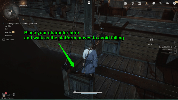 Use the Tally to Board the Warship