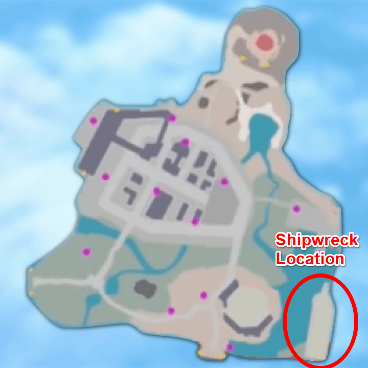 Shipwreck Location