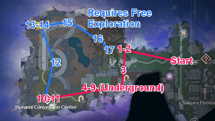 Meishin Passageway Full Clear Route