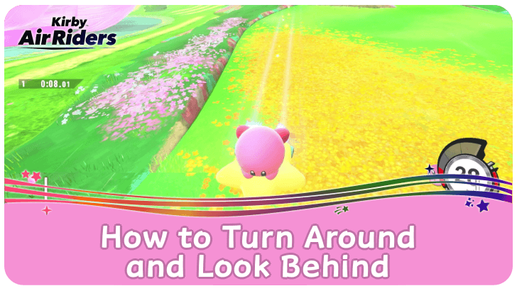 Kirby Air Riders How to Turn Around and Look Behind You