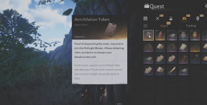 Stain the Token with Blood - Midnight Blades Sect