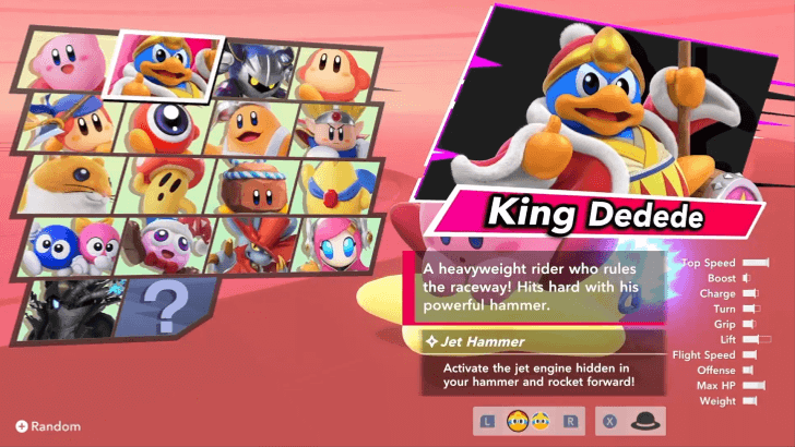 King Dedede Stats