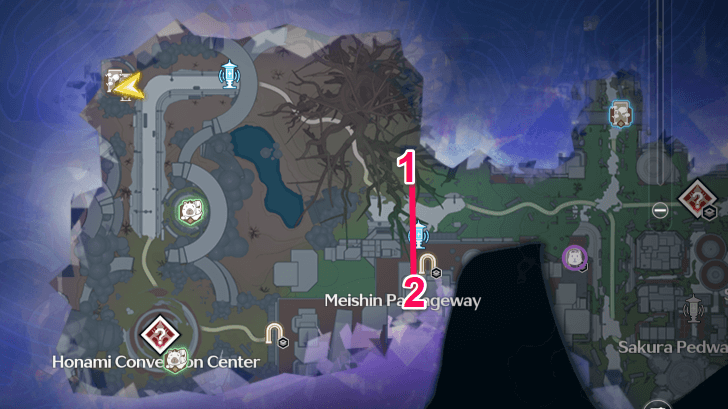 Meishin Passageway Chest Locations