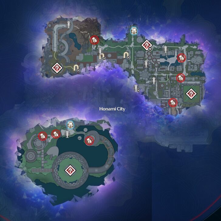 Wuthering Waves Honami City Missing Namipon Upper Ground Locations