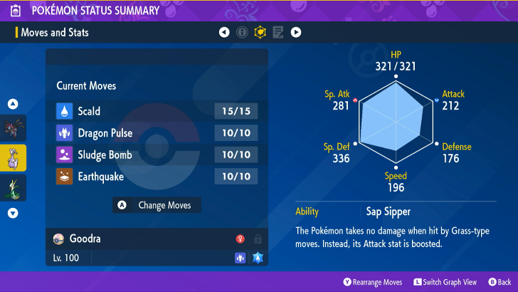 Pokemon SV - Goodra Tera Raid Ability