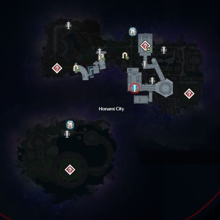 Wuthering Waves Honami City Namipon Lightbox Underground Location