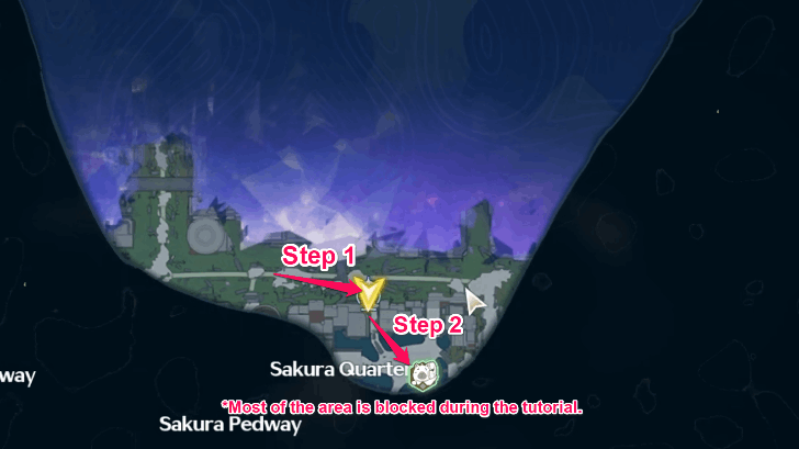 Sakura Quarter Tutorial Map