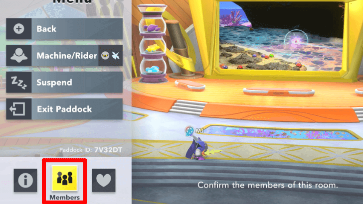 Manage Members in the Paddock