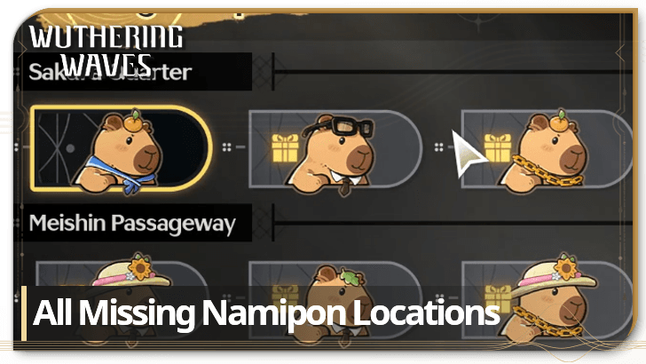 Wuthering Waves All Missing Namipon Locations