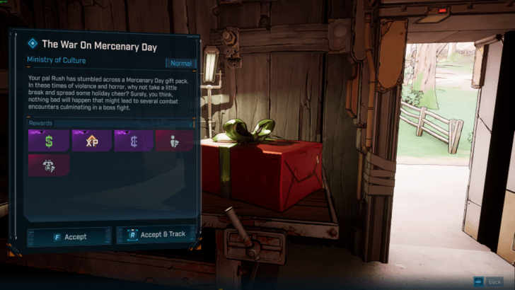 The War On Mercenary Day Present Launchpad