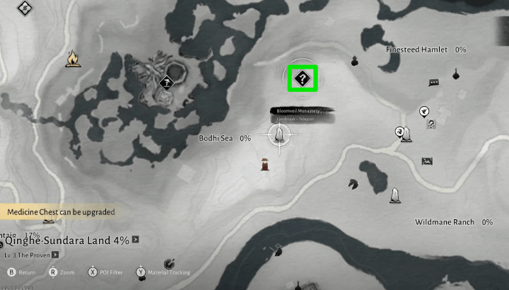 A Toast to Destiny: Part II Map Location