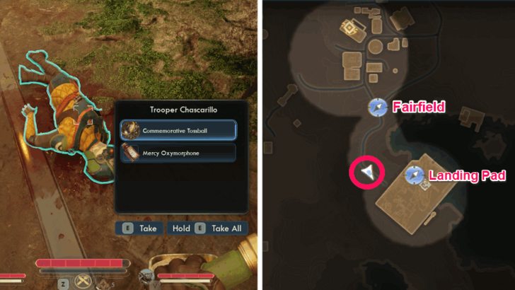 Commemorative Tossball Location