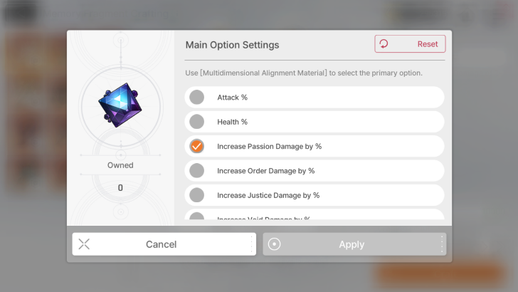 Chaos Zero Nightmare - Craft Memory Fragment