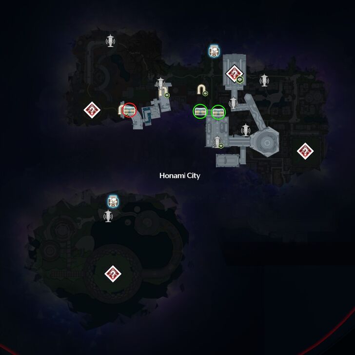 Wuthering Waves Honami City Supply Chest Underground Locations