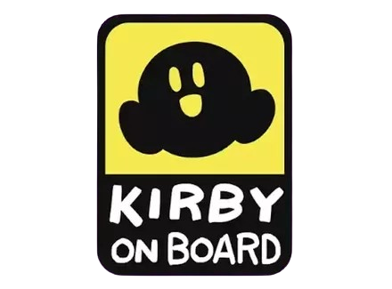 Sticker (Kirby On Board)