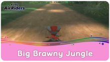 Kirby Air Riders Big Brawny Jungle Stage 2