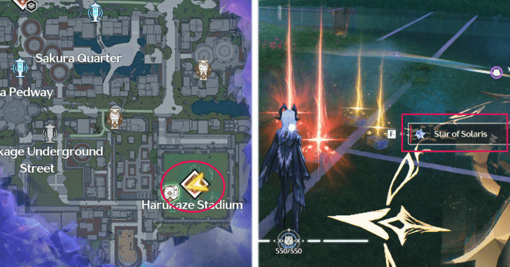 Star of Solaris Location