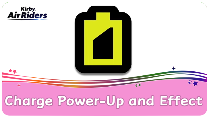 Kirby Air Riders - Charge Power-Up and Effect