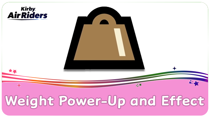 Kirby Air Riders What Does Weight Do