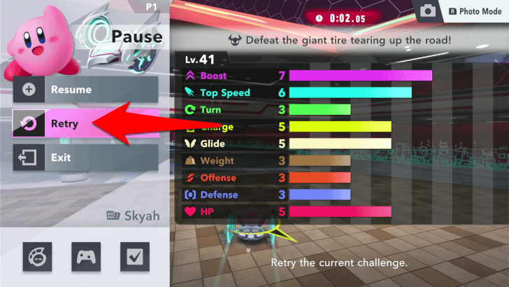 When Retrying a Challenge